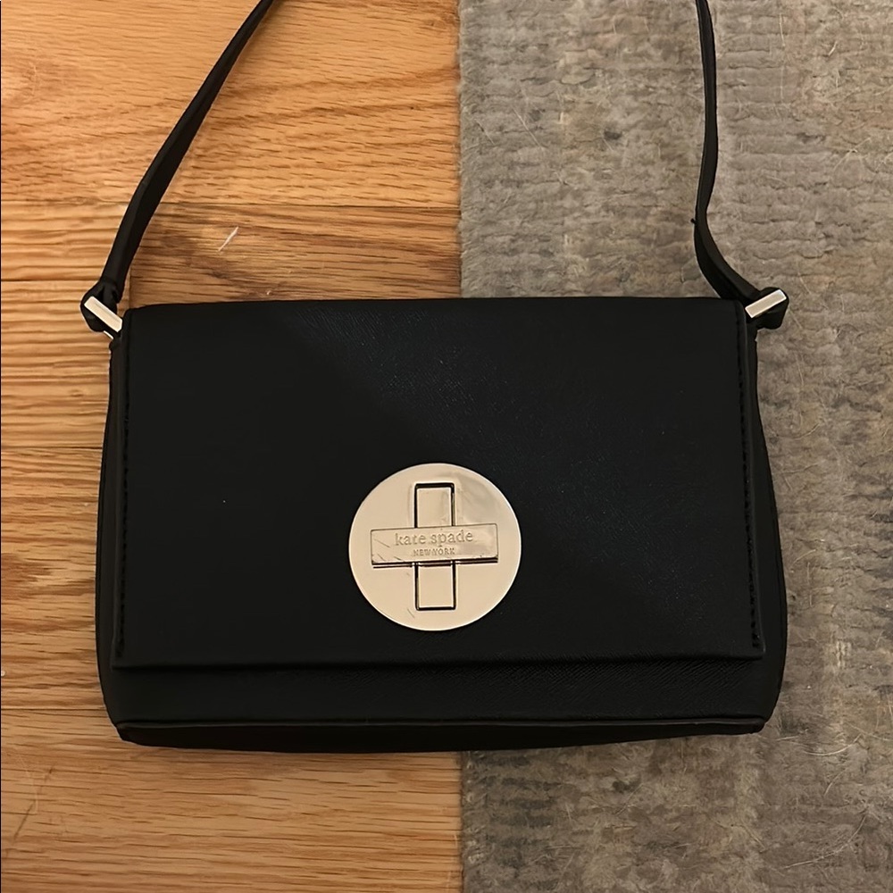 Kate Spade Black Crossbody Bag with Sleek Design